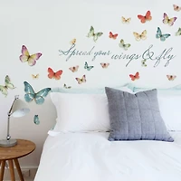 RoomMates Butterfly Wings Peel & Stick Giant Wall Decals