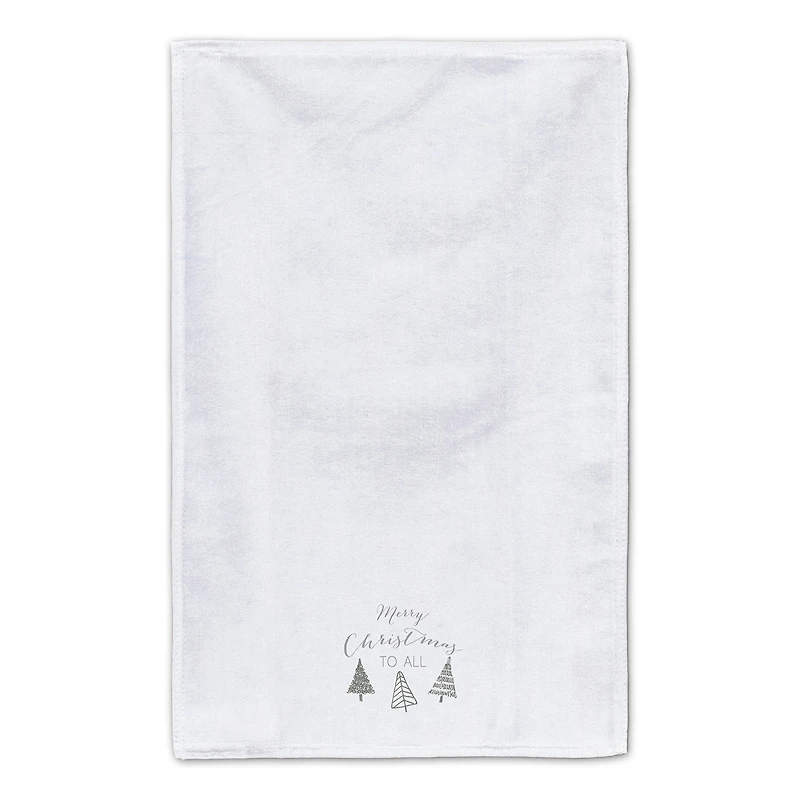 Merry Christmas to All 16" x 25" Tea Towel - Set of 2