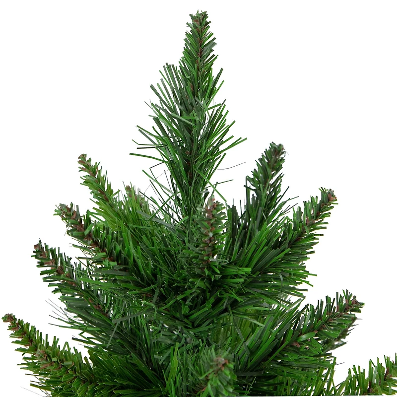 18" Unlit Mini Balsam Pine Medium Artificial Christmas Tree in Burlap Base