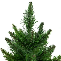 18" Unlit Mini Balsam Pine Medium Artificial Christmas Tree in Burlap Base