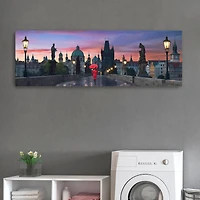 Dawn at Charles Bridge Canvas Giclee