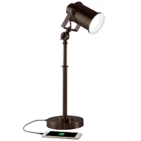 OttLite Wellness Series 22" Bronze Restore LED Desk Lamp