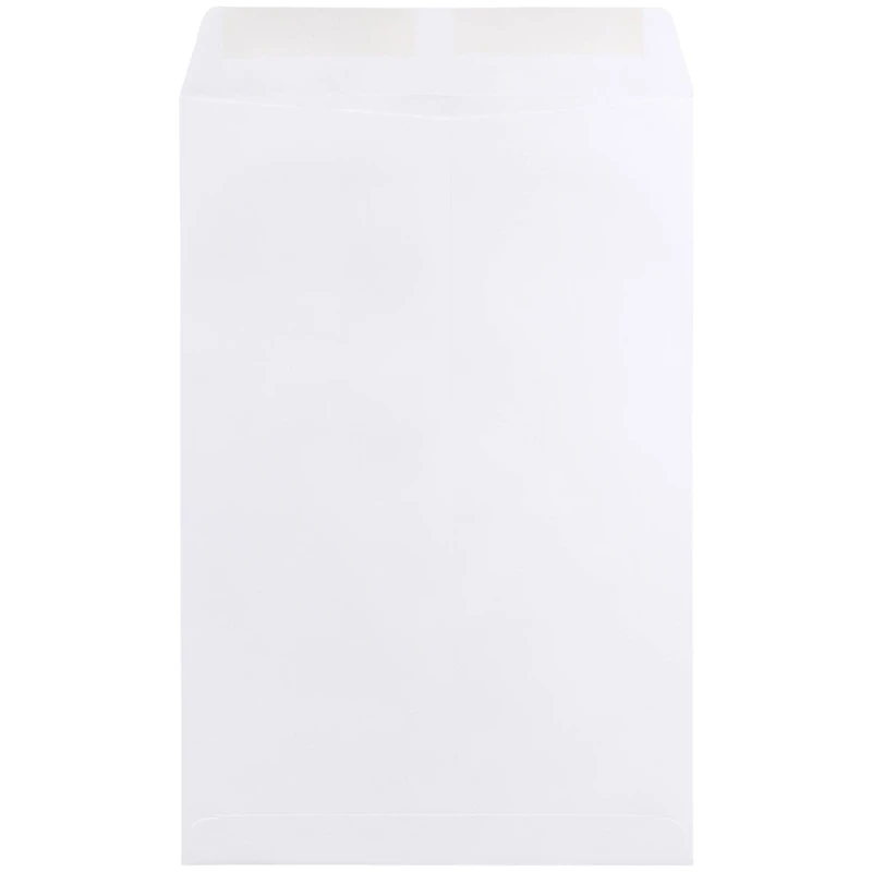 JAM Paper 10" x 15" White Open End Catalog Envelopes