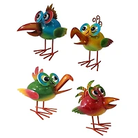 Santa's Workshop 8" Iron Baby Jungle Birds Set