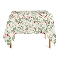 58" Holly Pattern Tablecloth