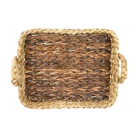 Hello Honey® Brown Decorative Handwoven Seagrass Tray