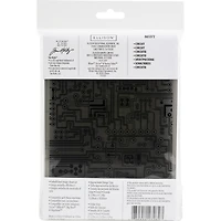 Sizzix® 3D Texture Fades™ Tim Holtz® Circuit Board Embossing Folder
