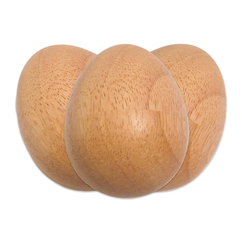 Westco Educational Products Large Wooden Egg Shakers, 3ct.