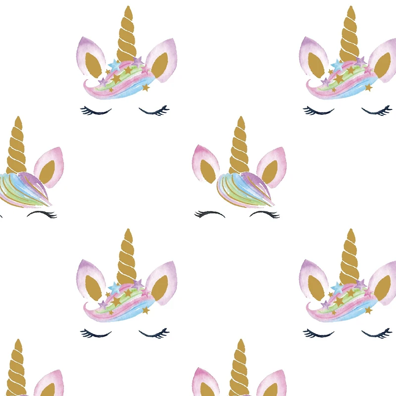 Unicorn Cotton Fabric Squares by Loops & Threads™