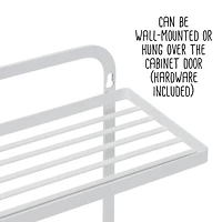 Honey Can Do White Spice Rack & Paper Towel Holder