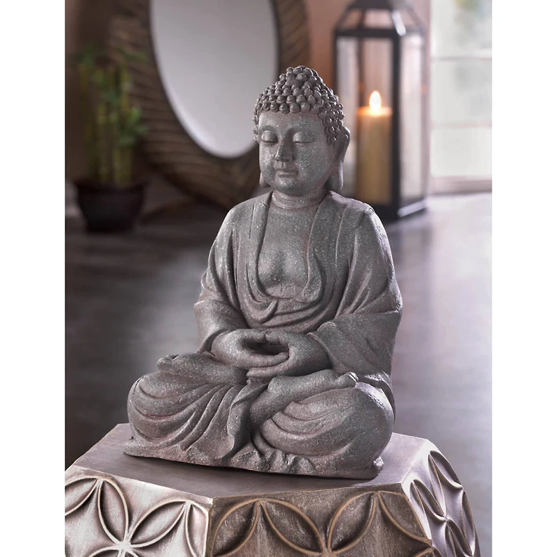 11.5" Meditating Buddha Statue