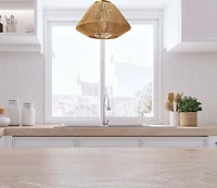 Hello Honey® 13.8" Coastal Ceiling Lamp with Natural Paper Rope Shade and Iron Base