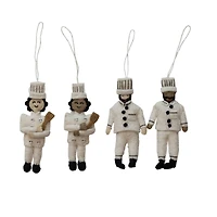 Hello Honey® Handmade Wool Felt Chef Ornaments Set