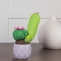 9" Artificial Triple Cacti in Pot