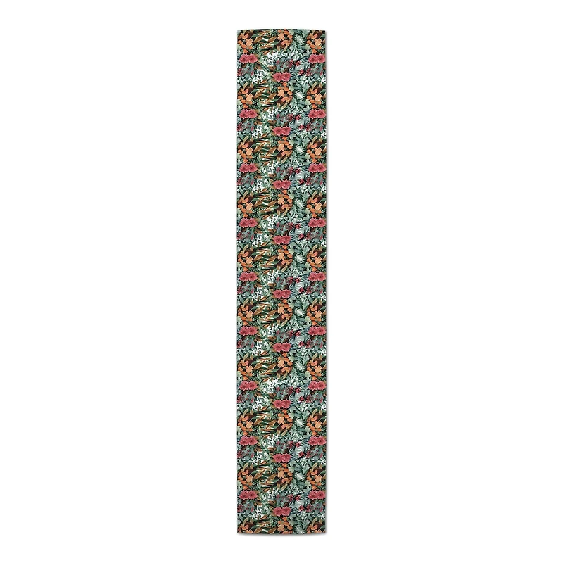 Warm & Cool Florals Indoor/Outdoor Table Runner