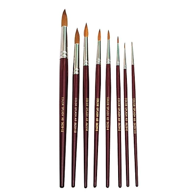 S&S Worldwide® Red Sable Watercolor Brush Set