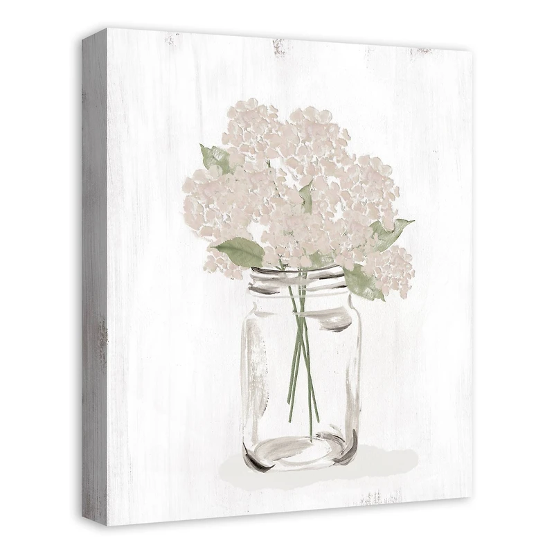 Hydrangea Still Life 16" x 20" Canvas Wall Art