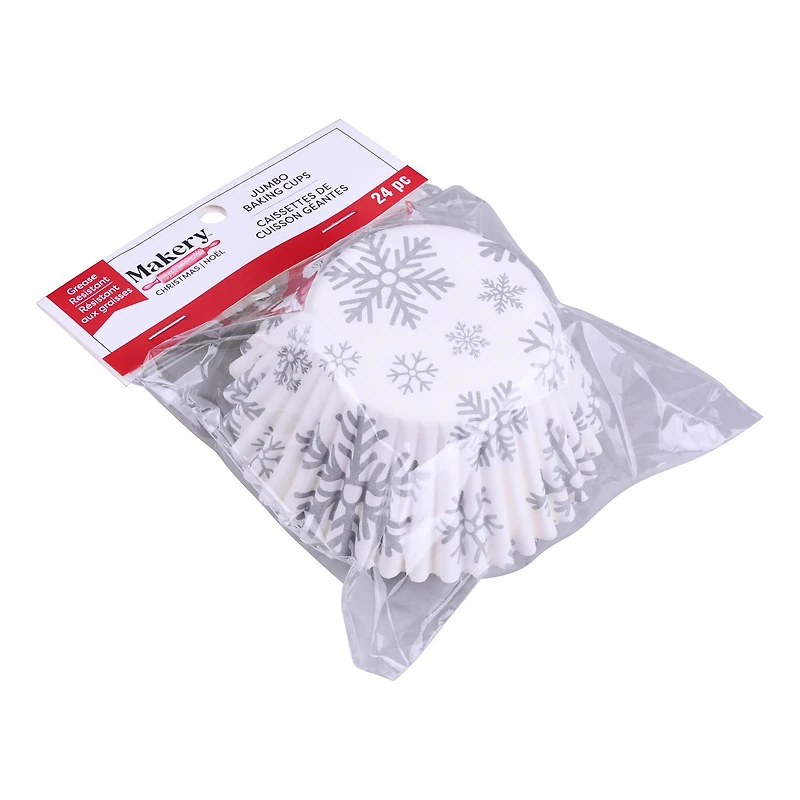 Snowflake Christmas Baking Cups by Makery