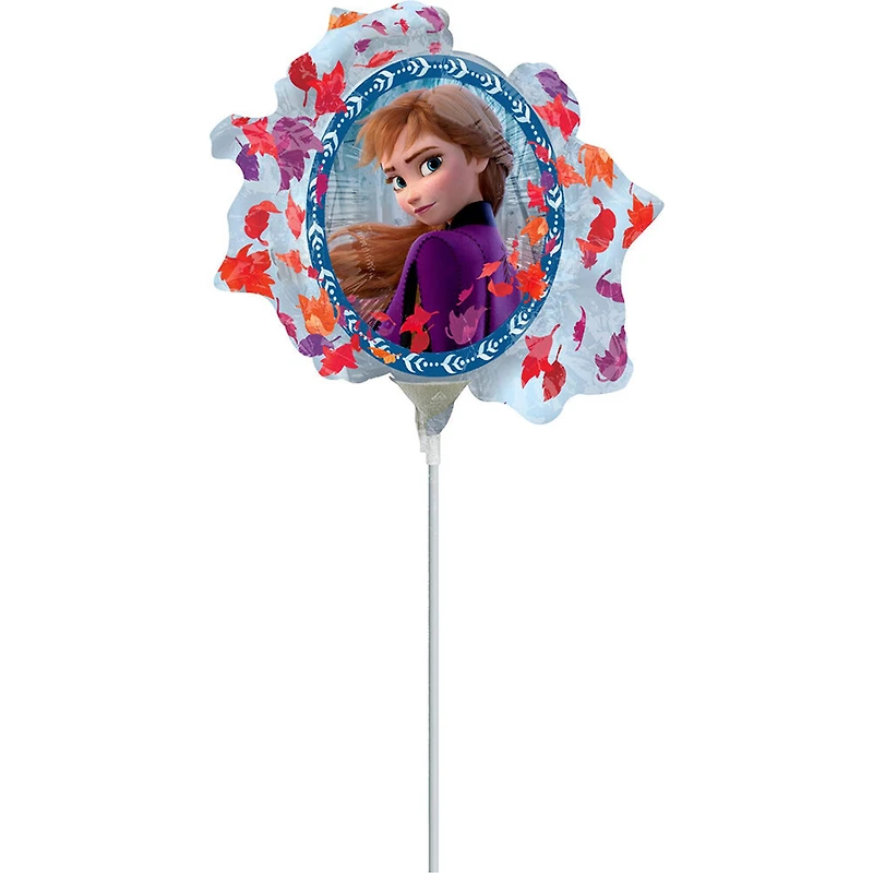 14" Frozen 2 Double-Sided Foil Stick Balloon