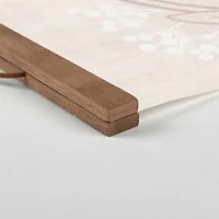 Everlasting Love Teak Hanging Canvas