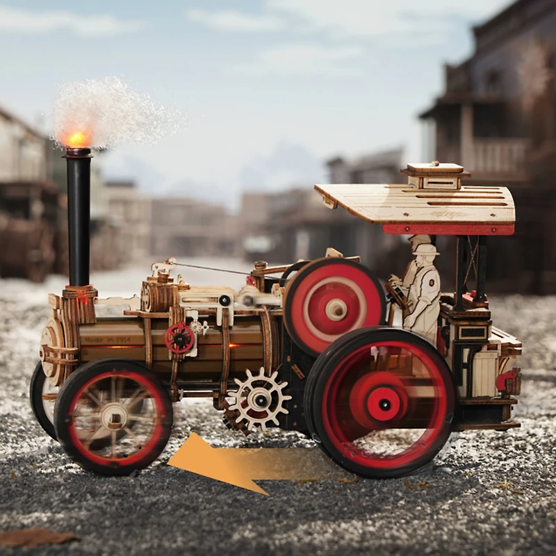 ROKR® Mechanical Models Steam Engine 3D Puzzle Kit