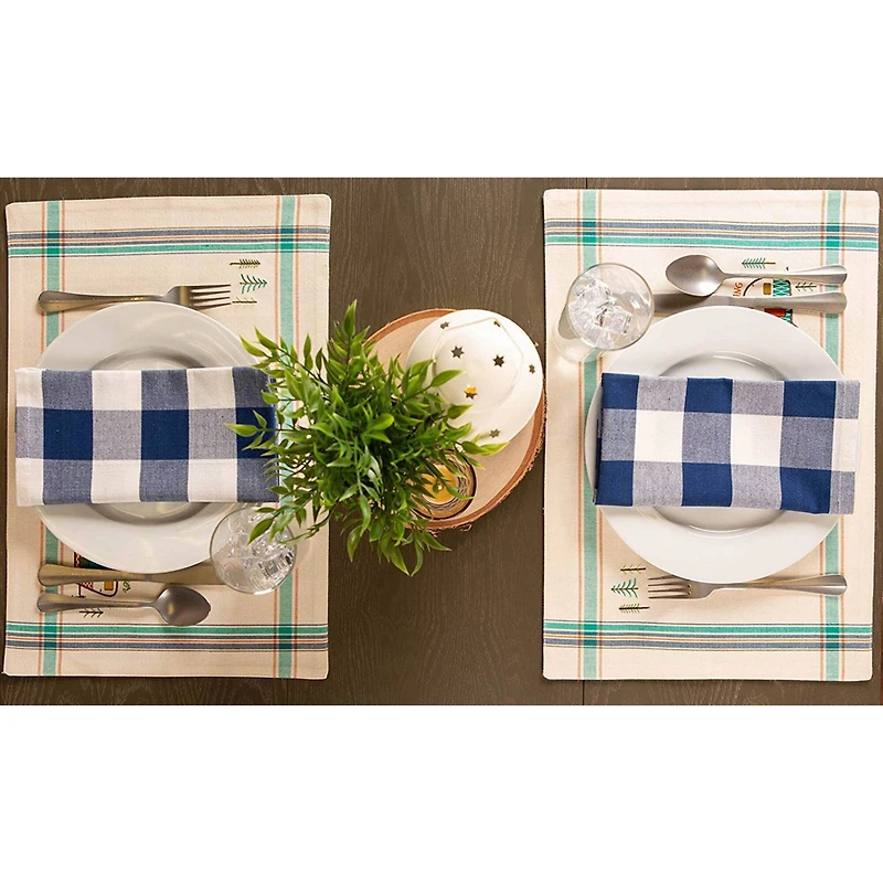 DII® Camper Embellished Placemat Set, 4ct.