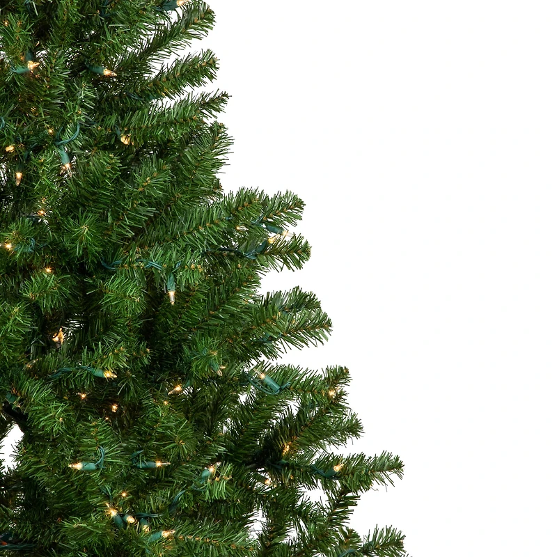 6ft. Pre-Lit Balsam Pine Artificial Christmas Tree, Clear Lights