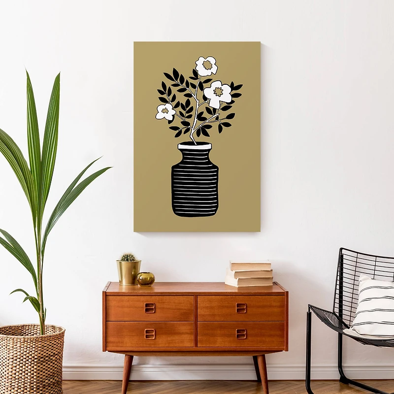 Designs Direct Boho Plant Canvas Wall Art