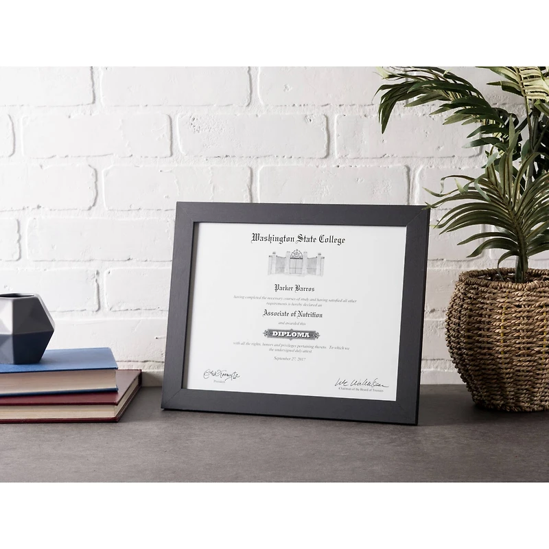 DII® Black 8.5" x 11" Document Frame