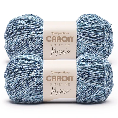 2 Pack Caron® Simply Me Mosaic™ Yarn