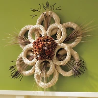 Decorative Straw Wreath by Ashland