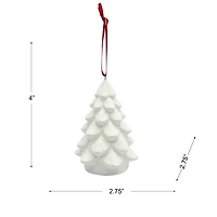 4" DIY Ceramic 3D Christmas Tree Ornament by Make Market®