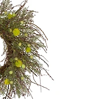 20" Burrs Catkins Leaves & Twig Wreath