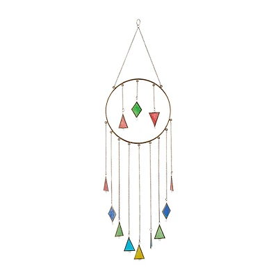 Multi Aluminum Contemporary Windchime 44" x 12" x 3"