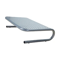 Mind Reader Silver Monitor Stand