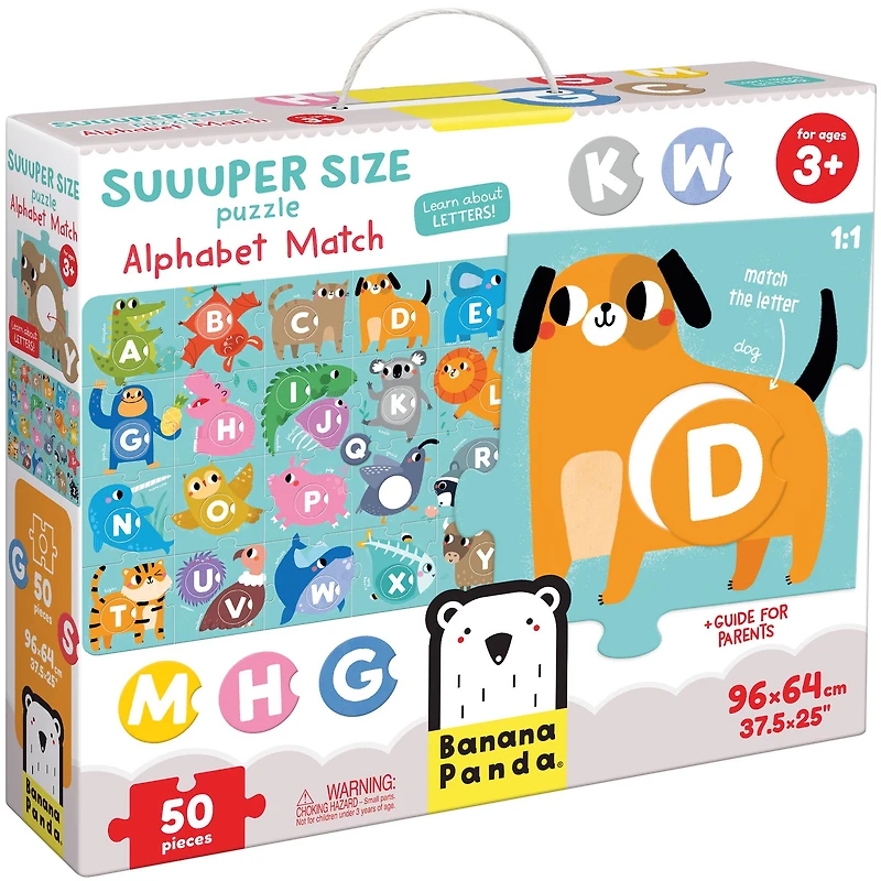 Banana Panda Suuuper Size Puzzle Alphabet Match