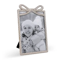 4" x 6" Rope with Bow Metal Frame by Studio Décor