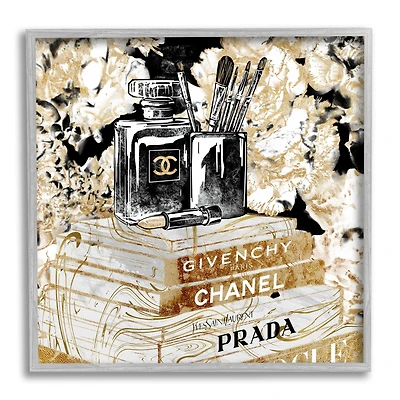 Stupell Industries Glam Designer Accessories Women's Fashion Book Detail Wall Art