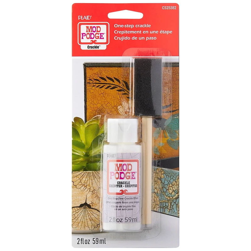 Mod Podge® Crackle & Brush Set