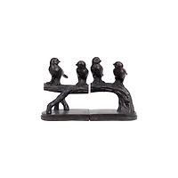Hello Honey® 6'' Resin Birds on a Branch Bookends Set
