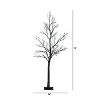 6ft. Pre-Lit Artificial Minimalist Twig Tree