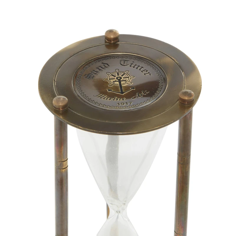 7" Brass Aluminum Contemporary Timer
