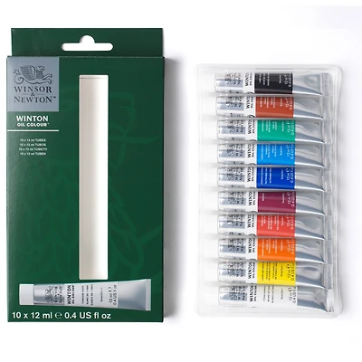 Winsor & Newton™ Winton Oil Colour™ 10 Color Paint Set