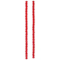 12 Pack: Ruby Faceted Glass Rondelle Beads, 6mm by Bead Landing™