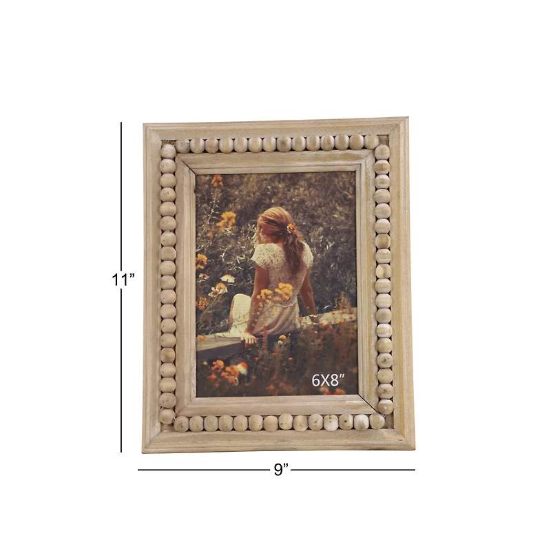 2 Pack Light Brown Wood Bohemian 9" x 11" Frame