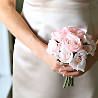 14 Pack: 8" Pink Mini Rose Bundle by Ashland®