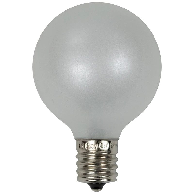 Pearl White G50 Globe Replacement Bulbs, 10ct.