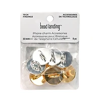 Round Phone Charm Hook Accessory Mix by Bead Landing™