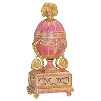 Design Toscano 6" Gold & Pink Katrina's Imperial Enameled Egg