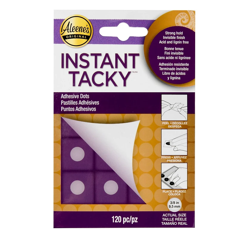 Aleene's® Instant Tacky™ 3/8" Adhesive Dots
